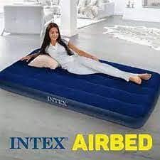 INTEX Air Bed ( 30"x75"x10" ) Classic Downy Airbed Dura 03020062817 0