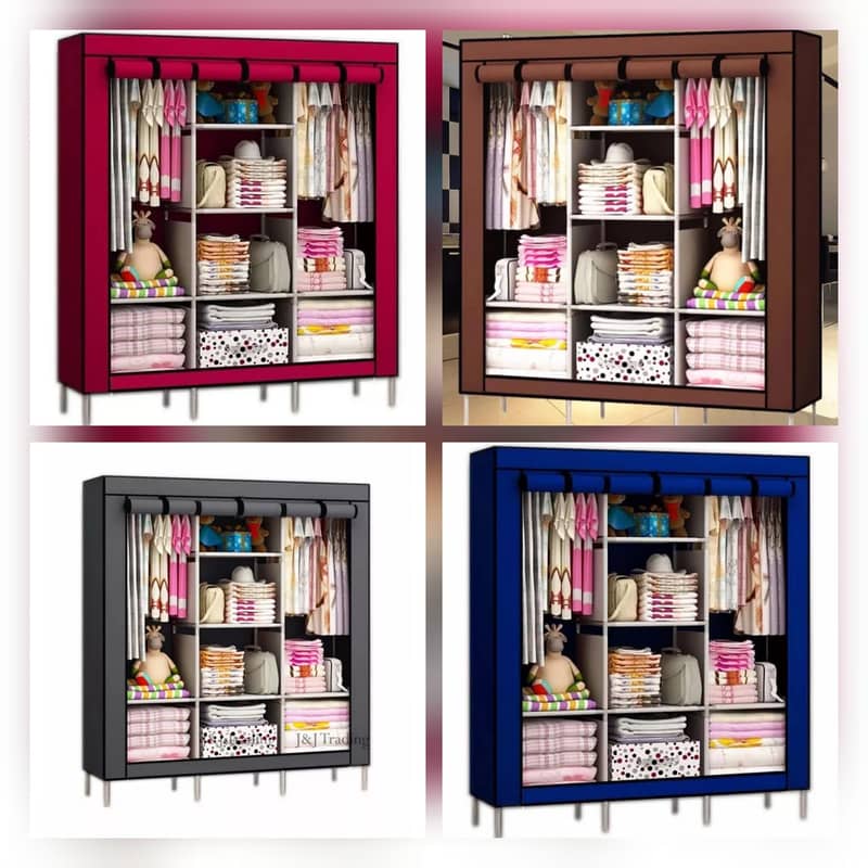 3 Layer Storage Wardrobe Shelf Rack Fancy And Foldable 03020062817 1