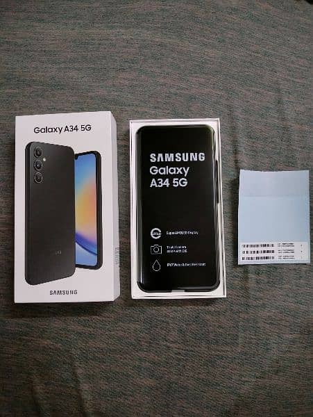 Samsung Galaxy A34 5G

8gb  128gb 
Dual Sim Official PTA Approved 2