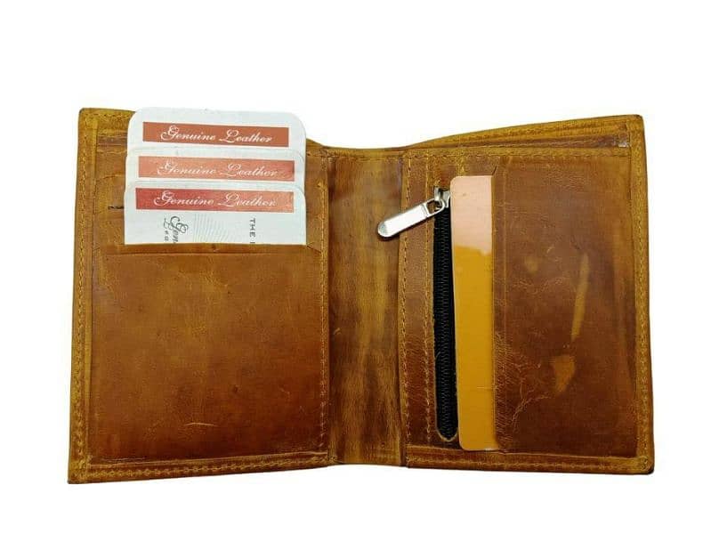 Pure Leather LONG & POCKET Wallets 100% Original 15