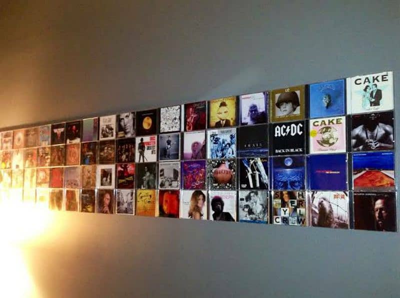 Wall DVD and vinyl decor 3