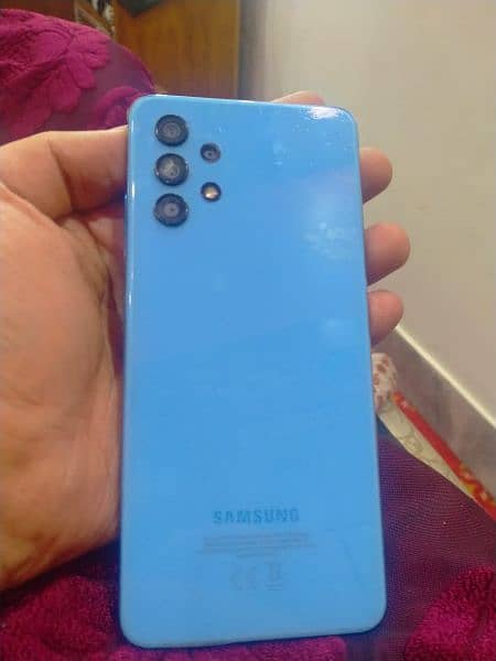 a32 samsung just like new  blue clr  6gb 128 with box 0