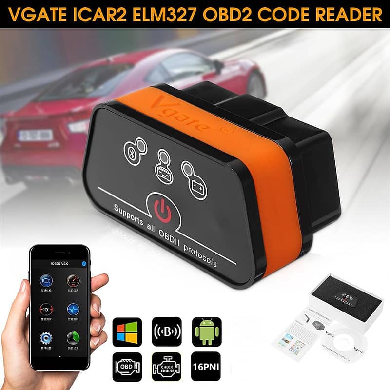 Vgate OBD2 Scanner iCar2 OBDI Bluetooth Version Diagnostic 03020062817 0