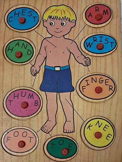Kid wooden learning  game 3