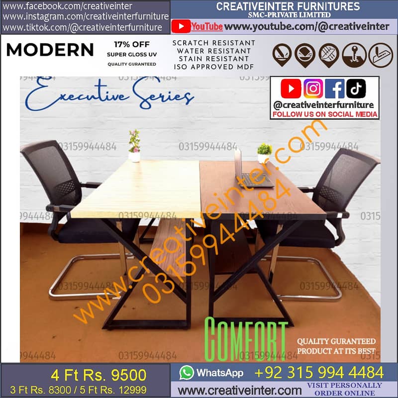 Office Executive table Chair Conference Reception Manager Table Desk 5