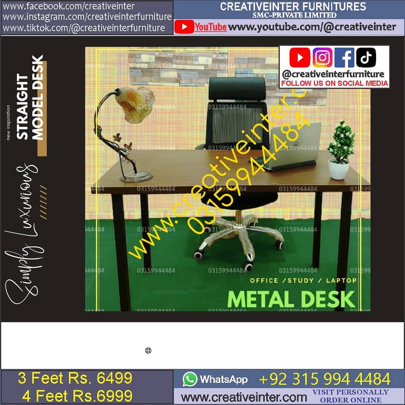 Office Executive table Chair Conference Reception Manager Table Desk 6