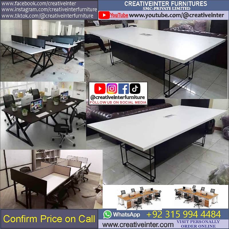 Office Workstation Meeting Table Desk Chair Sofa Reception Counter 2