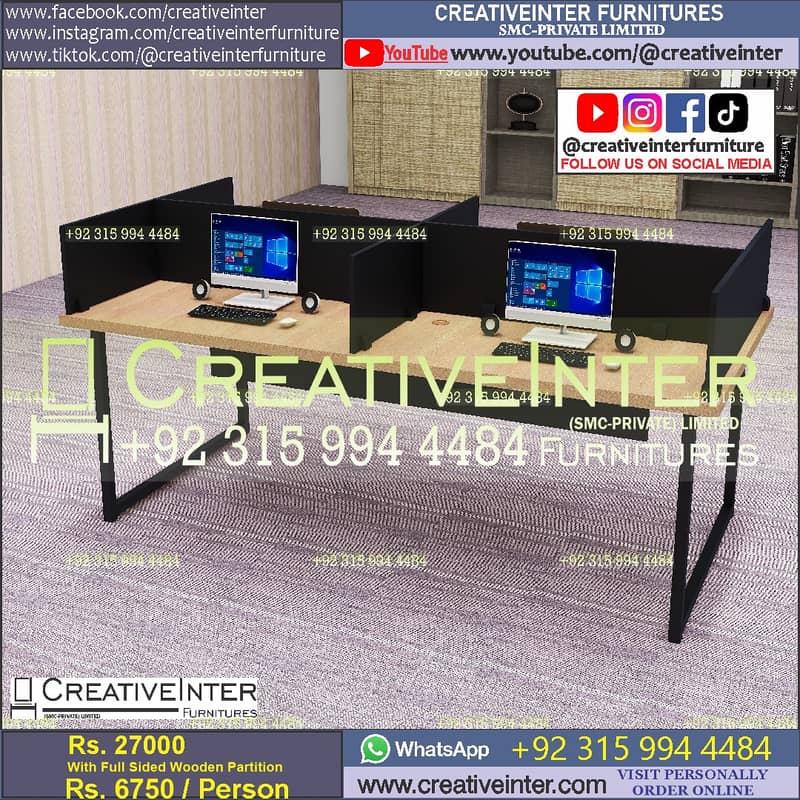 Office Workstation Meeting Table Desk Chair Sofa Reception Counter 11