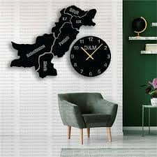 Wall clock with islamic art 13