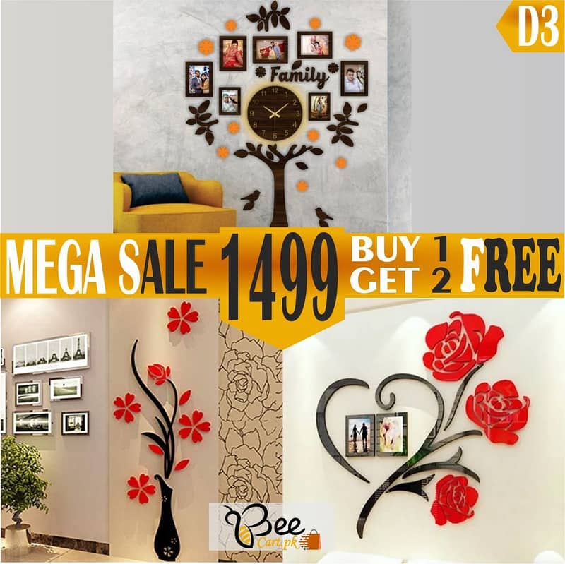 Home decor/ Wall clock/ Discount deals 4