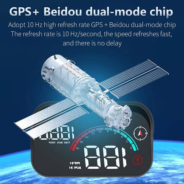 Car Head Up Display HUD Universal Digital GPS Speedometer Projec 10