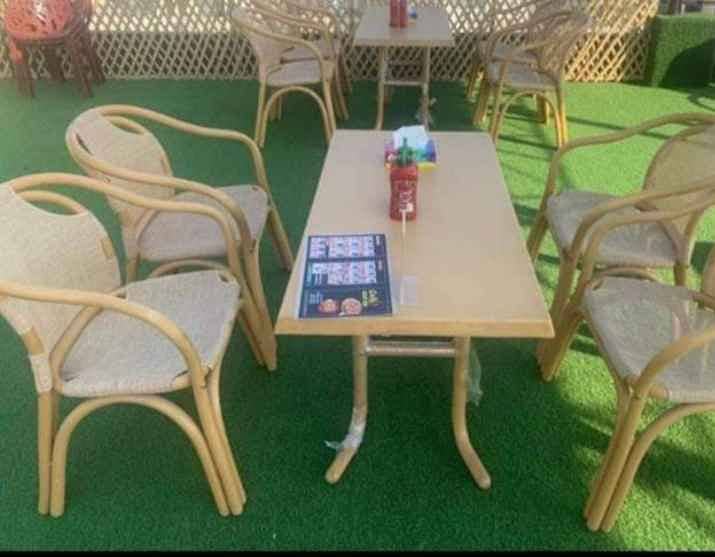 Heaven PVC Plastic Imported Fabric Chair Lawn sunbath dining furniture 14