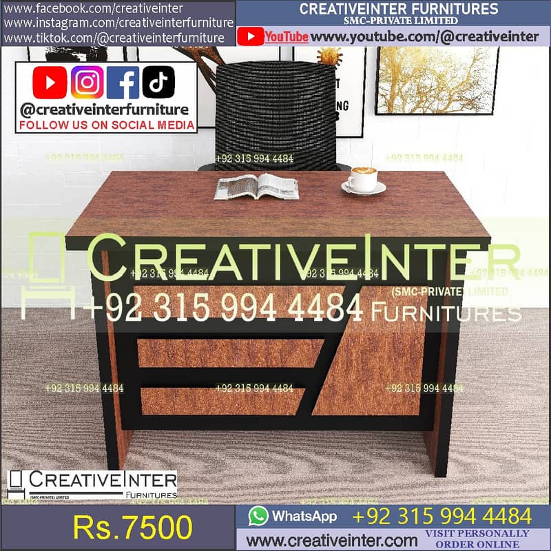 Office table staff laptop computer chair sofa working desk workstation 17