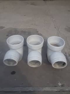 Three Brand New rock made marble P trap pipe for sale. 0