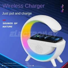 RGB Table Lamp With Wireless charger & Speaker