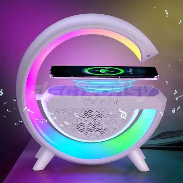 RGB Table Lamp With Wireless charger & Speaker 6