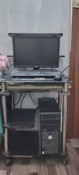 CORE 2 DUE CPU , LCD and Computer Table. 10