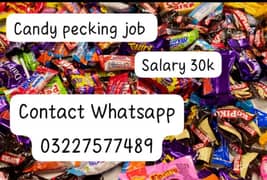 candy pecking job are available