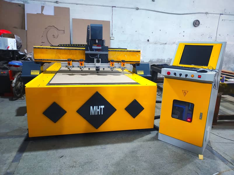 CNC Machine/CNC Wood Work Machine/Bed Size/Plasma/Marble/Metal/PVC 11