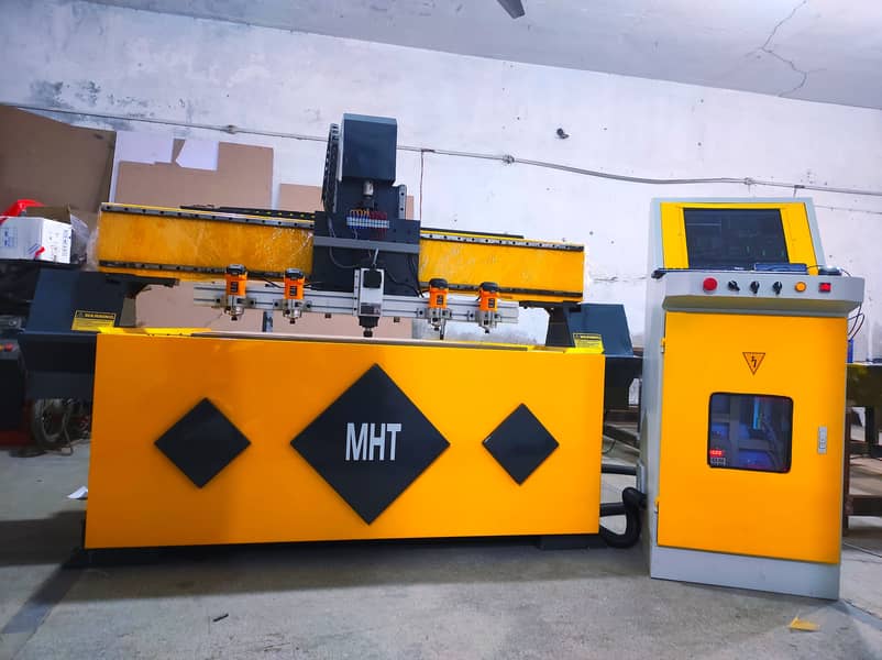 CNC Wood Machine/Laser Cutting Machine, 2