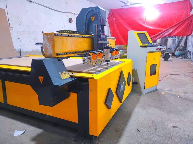 CNC Wood Machine/Laser Cutting Machine, 4