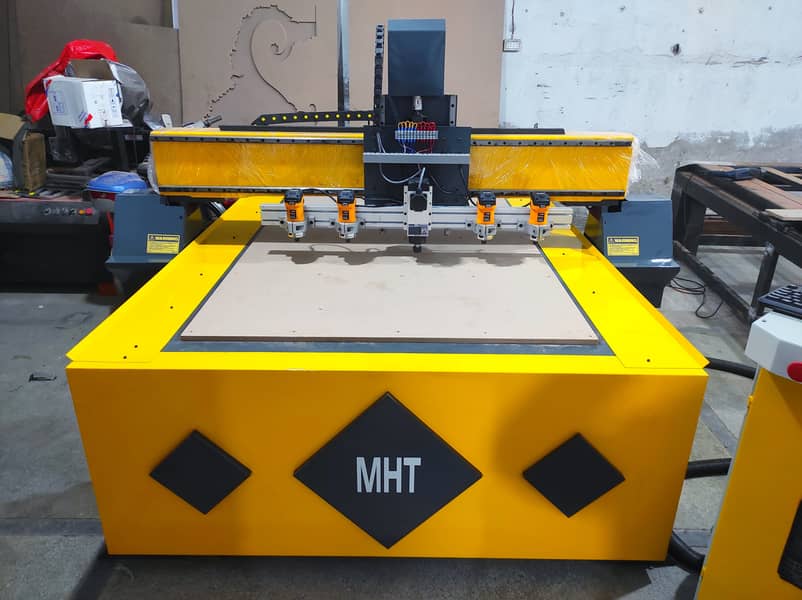 CNC Wood Machine/Laser Cutting Machine, 5