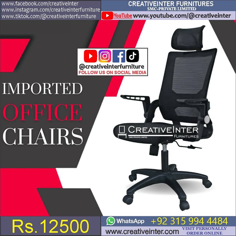 Office chair table study desk guest sofa visitor computer mesh gaming 9