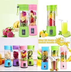 Rechargeable 6 Blades USB Juicer Blender (Mix/Random color)