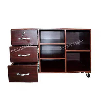 wooden 3 drawer table cabinet for home or office use 1