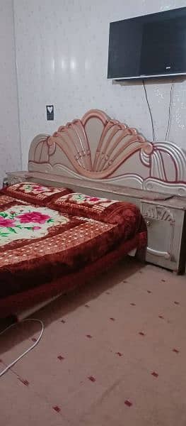 Deco paint dubel bed with fome & dresing table for sale bed 2
