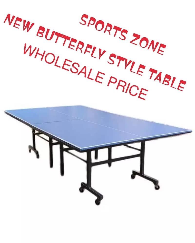 Table Tennis Table Simple Without wheels in Wholesale Price 9