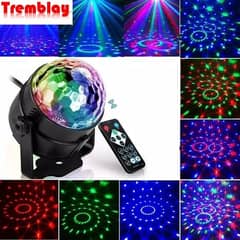 Sound Activated Rotating Disco Light Colorful LED Stage Light 3W