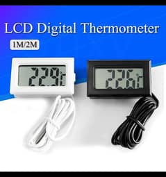 1Pcs LCD Digital Thermometer Seconds Waterproof Aquarium Ther. m. n .