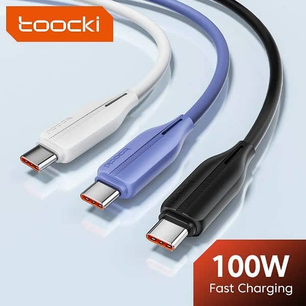 Toocki 100W USB Type C Fast Charging Charger USB C Cable 3