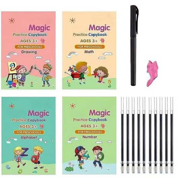 Magic Book for Kids with 10 refills best for child growth & learning 0
