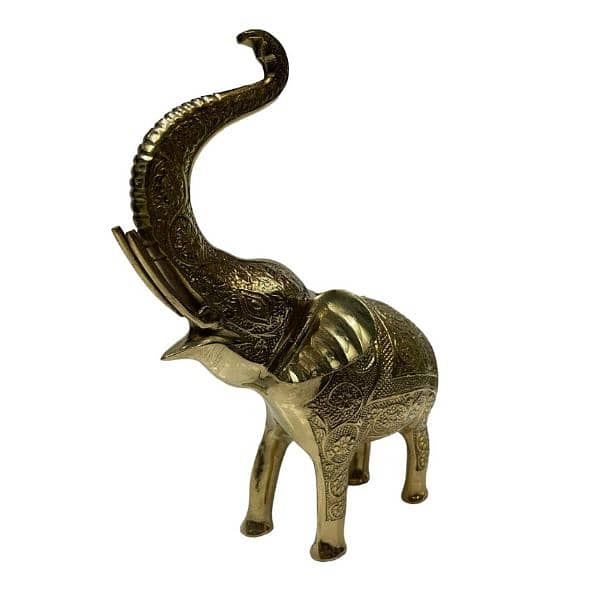 Antique Brass Sculpture, Brass Horse Elephant Camel Home n Ofice Decor 4