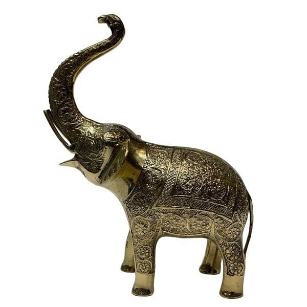 Antique Brass Sculpture, Brass Horse Elephant Camel Home n Ofice Decor 6