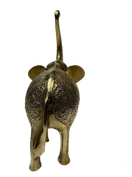 Antique Brass Sculpture, Brass Horse Elephant Camel Home n Ofice Decor 11