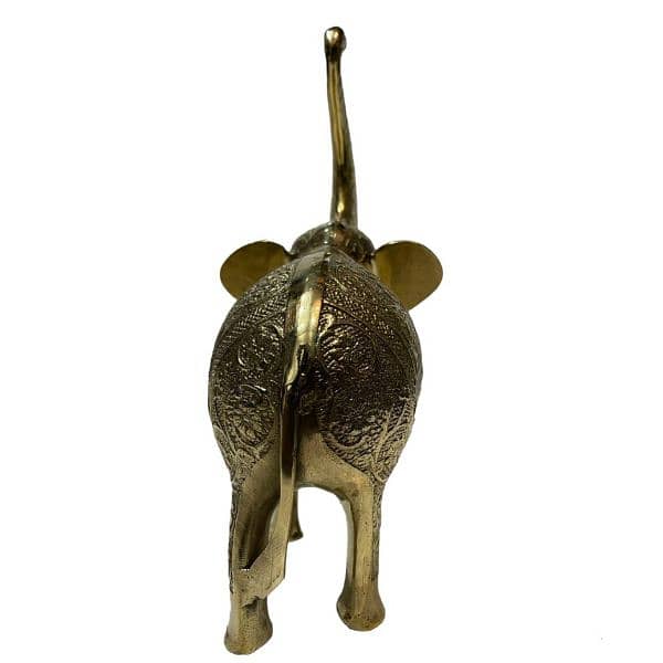 Antique Brass Sculpture, Brass Horse Elephant Camel Home n Ofice Decor 15