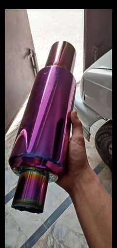 hks exhaust new edition purple color