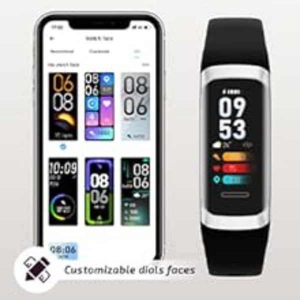 BingoFit Fitness Tracker, smart watch  Trackers, AMOLED Display, IP68 3