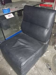 sofa chair black