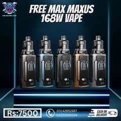 Freemax 168 Watts vape more vapes pods and flavours available