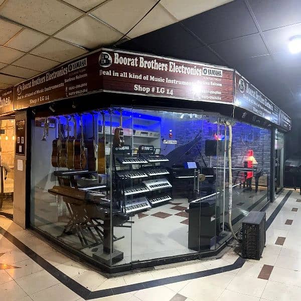 Boorat Brothers Electronics 
Pakistan biggest piano shop 18