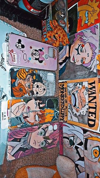 Customized Hand Painted Mobile Covers 4