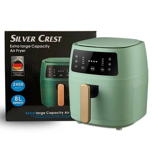 SILVER CREST AIR FRYER 8 LITER Touch Display Airfryer New Model 2023 1