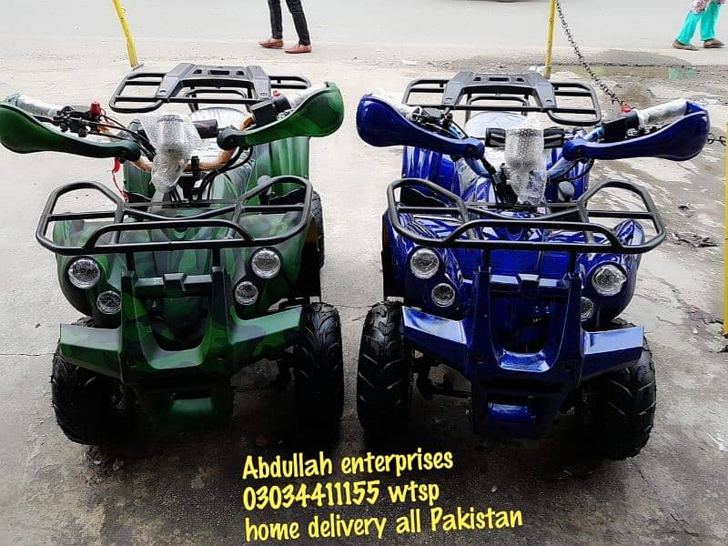 new stock 70cc 110cc 125cc 150cc 250cc atv quad  delivery all Pakistan 2