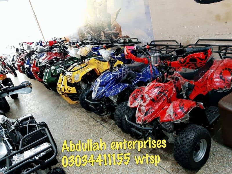 new stock 70cc 110cc 125cc 150cc 250cc atv quad  delivery all Pakistan 0