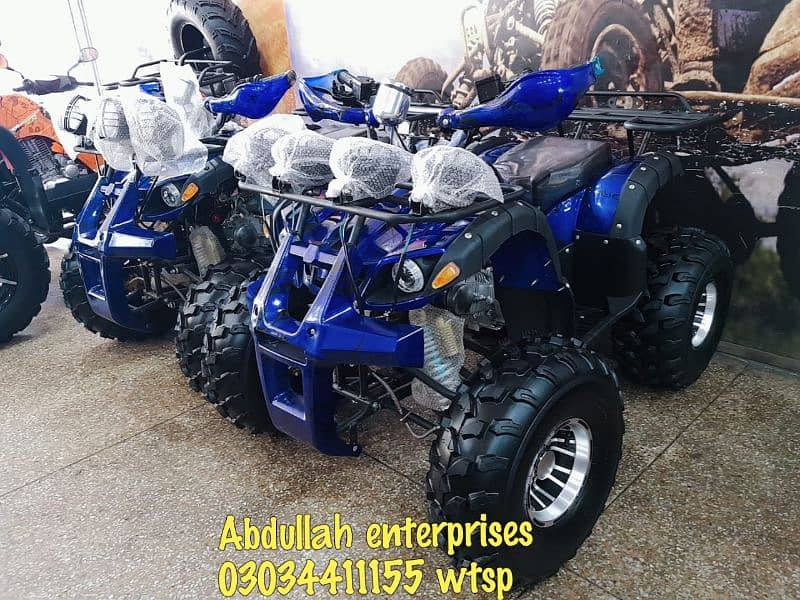 new stock 70cc 110cc 125cc 150cc 250cc atv quad  delivery all Pakistan 1