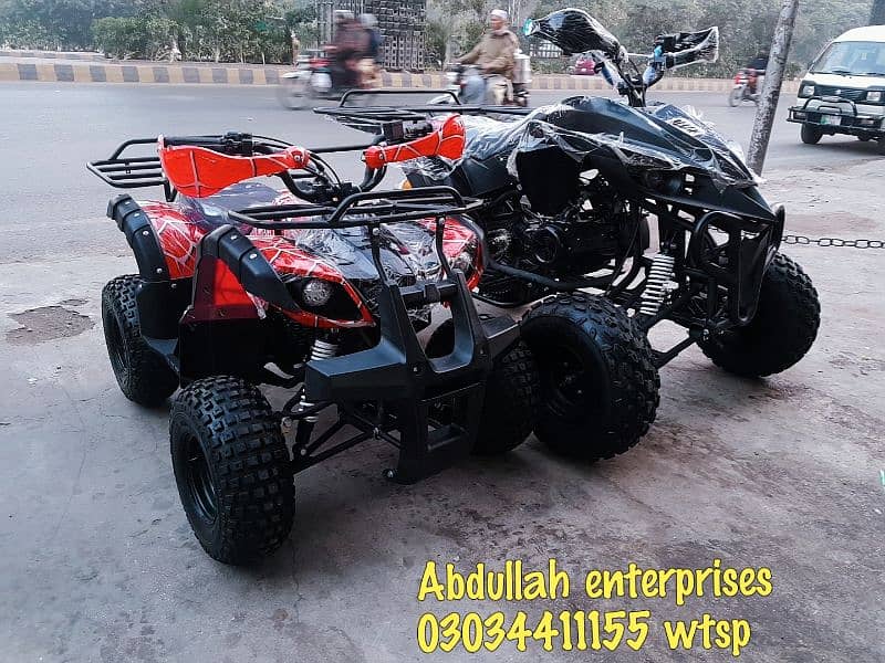 new stock 70cc 110cc 125cc 150cc 250cc atv quad  delivery all Pakistan 0